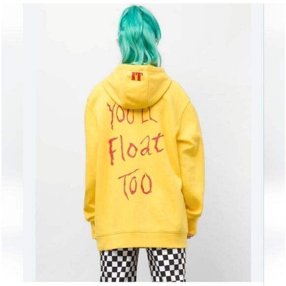 Vans x IT House of Terror Hoodie Yellow Hoodie - Picture 2 of 12